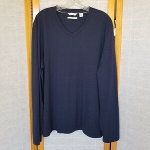 Men's Calvin Klein Liquid Touch Long Sleeve T-Shirt Size XL 100% Cotton